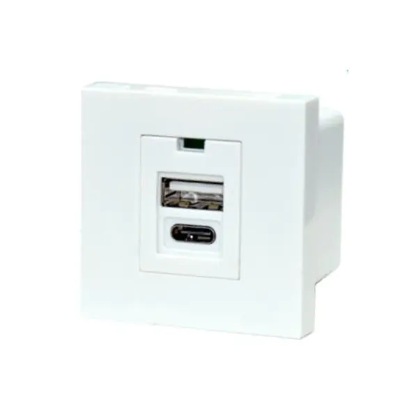 Doppju Port TypeA + C USB Charger Socket Modulu