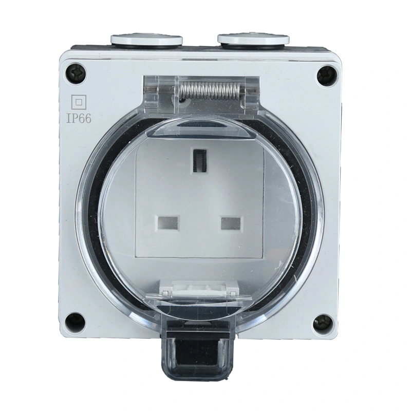 IP66 Serje UK Waterproof Wall Electric Socket u Swiċċ