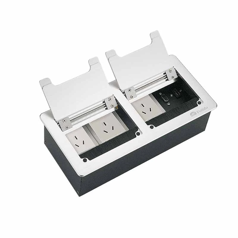 Open Cover Konferenza Multifunzjonali Tabletop Power Socket